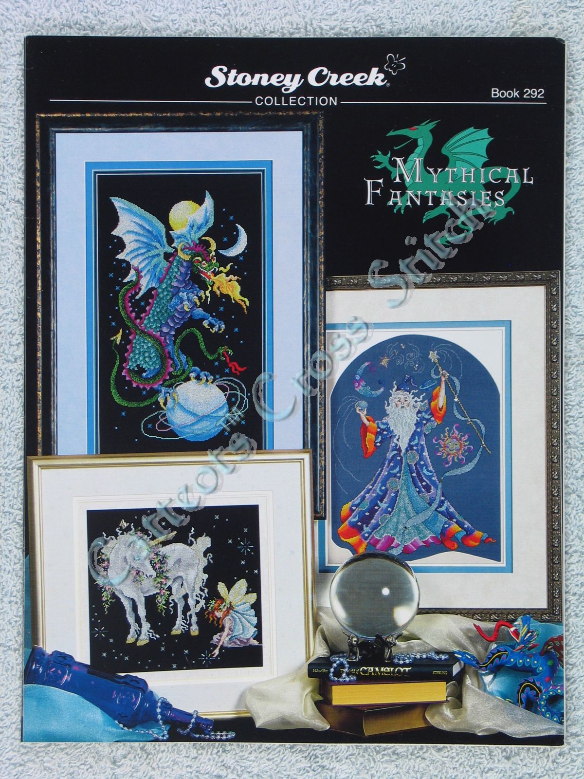 Wizards /& Faries Cross Stitch Book 292 Stoney Creek Mythical Fantasies Dragons